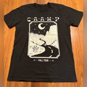 CAAMP band concert tee, 2021 tour